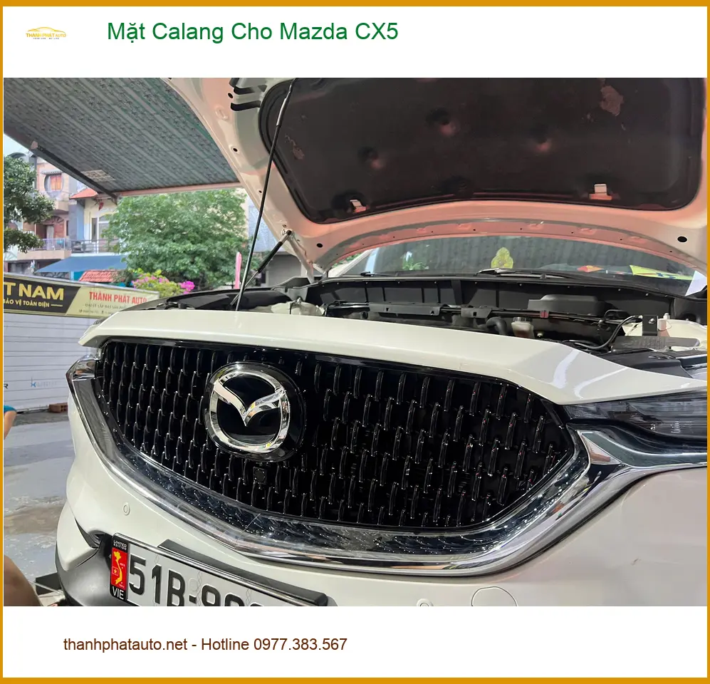 Anh Quang độ Mặt Calang Cho Mazda CX5 tại Thủ Đức để xe trông thể thao hơn ảnh thực tế 2
