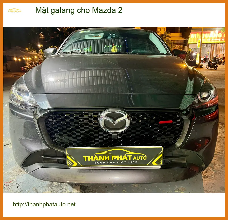 Anh Minh lắp mặt galang cho Mazda 2 tại Quận Thủ Đức để xe thêm phần đẳng cấp ảnh thực tế 2