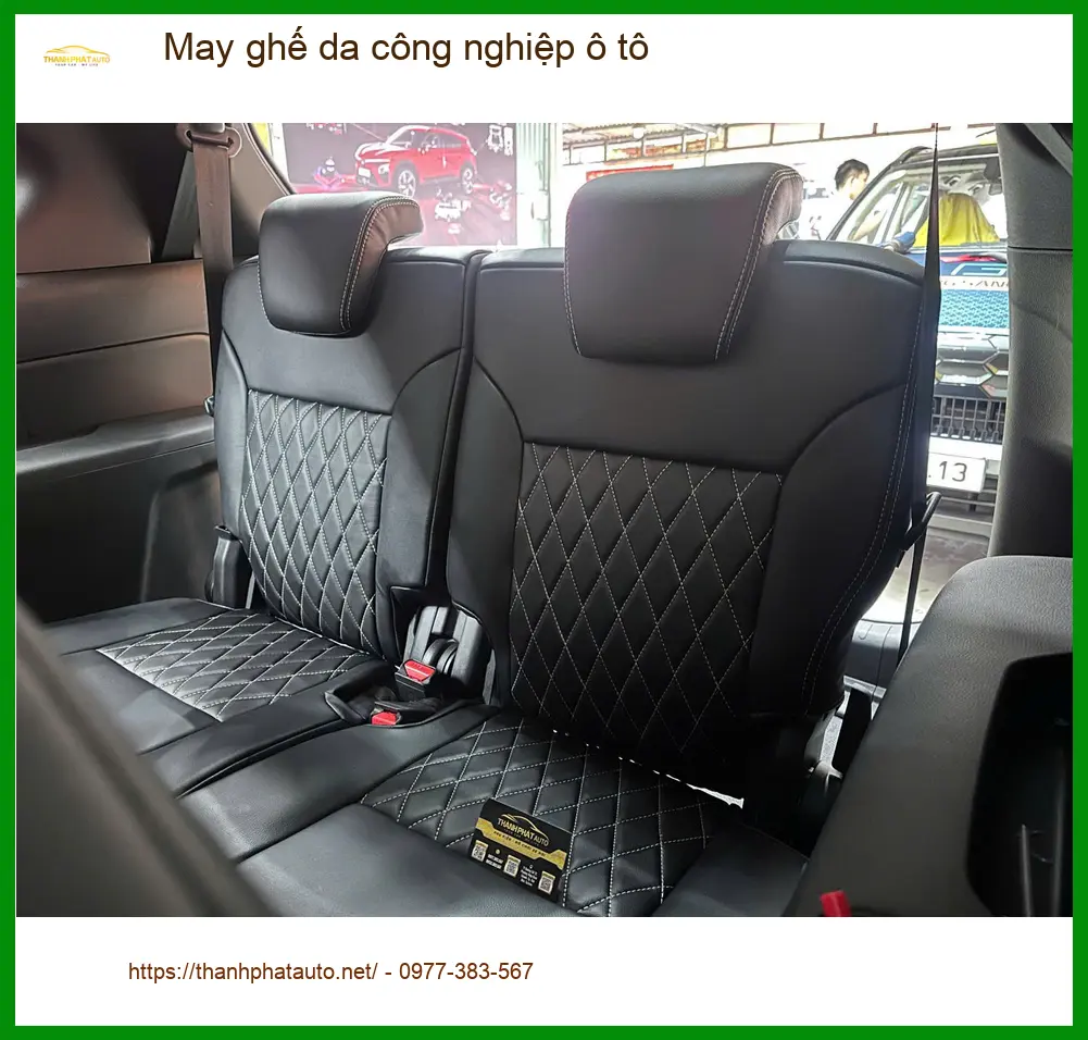 Chị Hương Giang bọc ghế da công nghiệp ô tô cho Hyundai Accent tại Gò Vấp ảnh thực tế 3