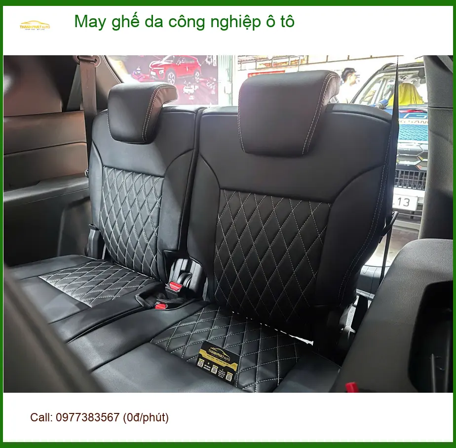 Chị Hương Giang bọc ghế da công nghiệp ô tô cho Hyundai Accent tại Gò Vấp ảnh thực tế 4