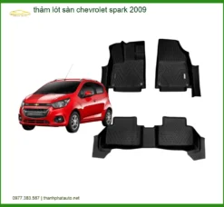 Thảm Lót Sàn Chevrolet Spark 2009 - Trung Tâm Gắn Chính Hãng TPHCM