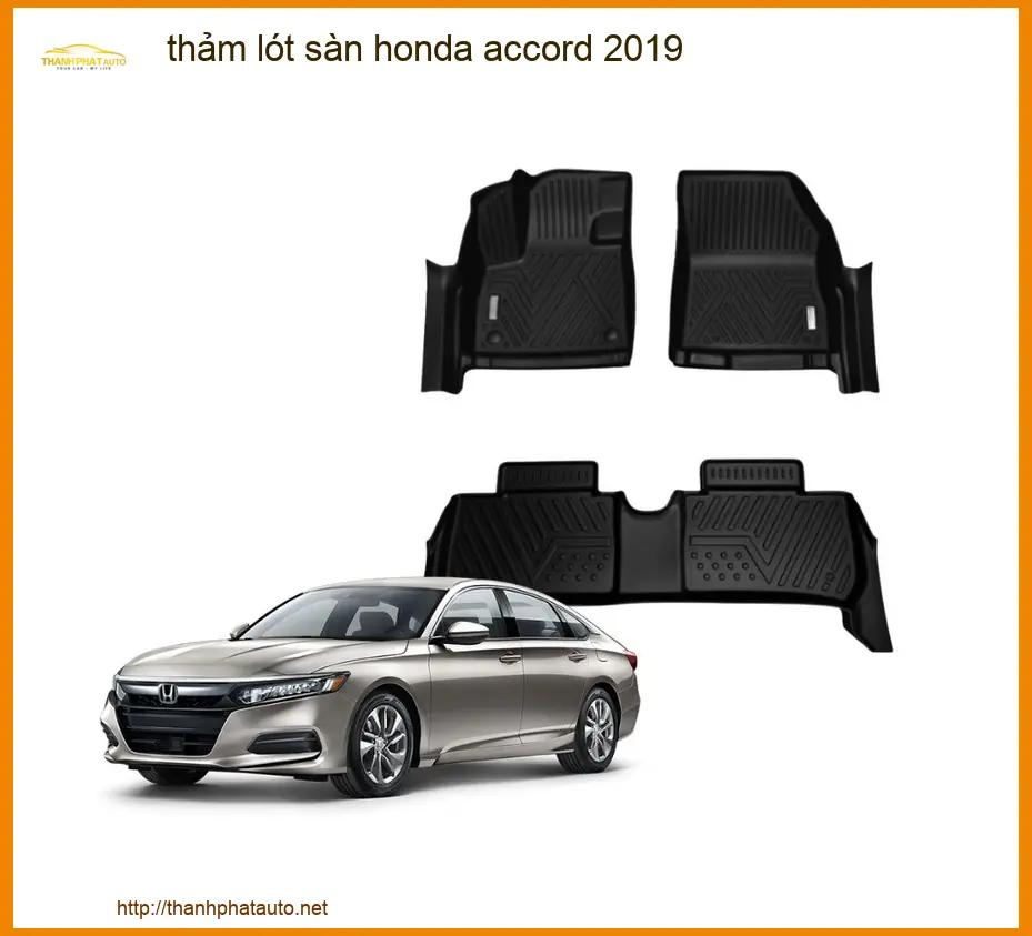 Thảm Lót Sàn Honda Accord 2019 - Trung Tâm Lắp Đặt Chính Hãng TPHCM