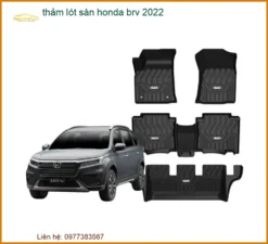 Thảm Lót Sàn Cao Cấp Honda BRV 2022 - Trung Tâm Lắp Đặt Chính Hãng TPHCM