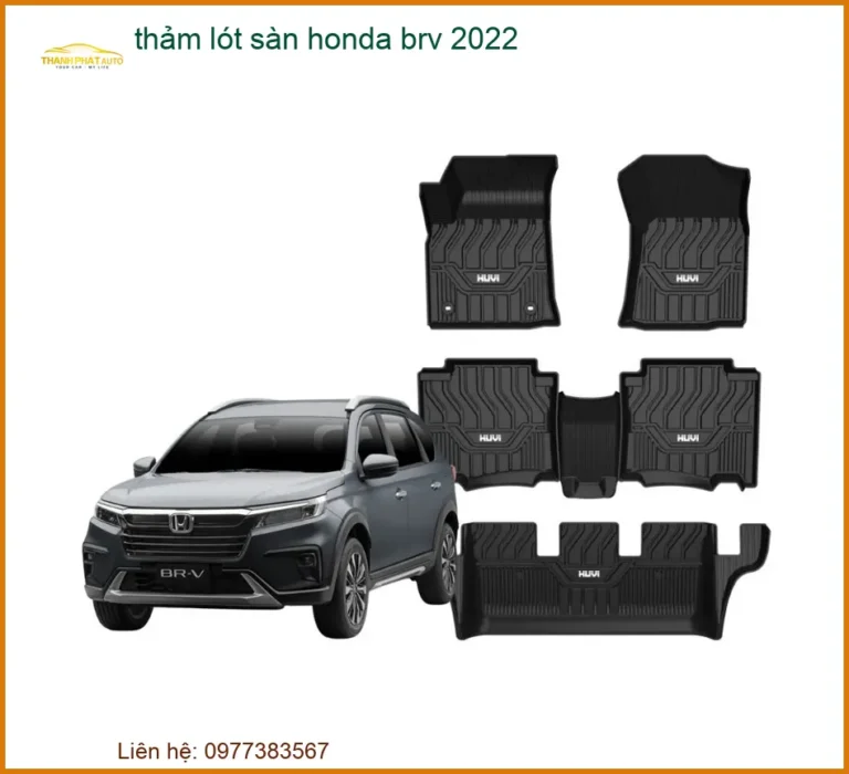 Thảm Lót Sàn Cao Cấp Honda BRV 2022 - Trung Tâm Lắp Đặt Chính Hãng TPHCM