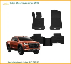 Thảm Lót Sàn Isuzu Dmax 2020 - Địa Chỉ Lắp Đặt Uy Tín TPHCM