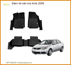 Thảm Lót Sàn Kia Forte 2009 - Địa Chỉ Lắp Đặt Chính Hãng TPHCM