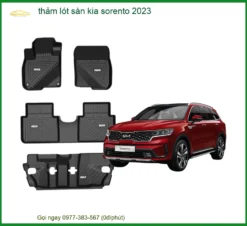 Thảm Lót Sàn Kia Sorento 2023 - Trung Tâm Lắp Đặt Chính Hãng TPHCM