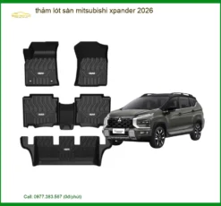 Thảm Lót Sàn Mitsubishi Xpander 2026 - Trung Tâm Lắp Đặt Chính Hãng TPHCM