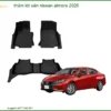 Thảm Lót Sàn Nissan Almera 2026 - Địa Chỉ Lắp Đặt Chính Hãng Cao Cấp TPHCM