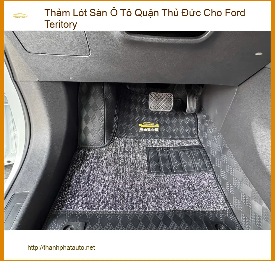 Anh Khang thay thảm lót sàn ô tô Ford Teritory tại Thủ Đức cho nội thất sạch đẹp ảnh thực tế 4