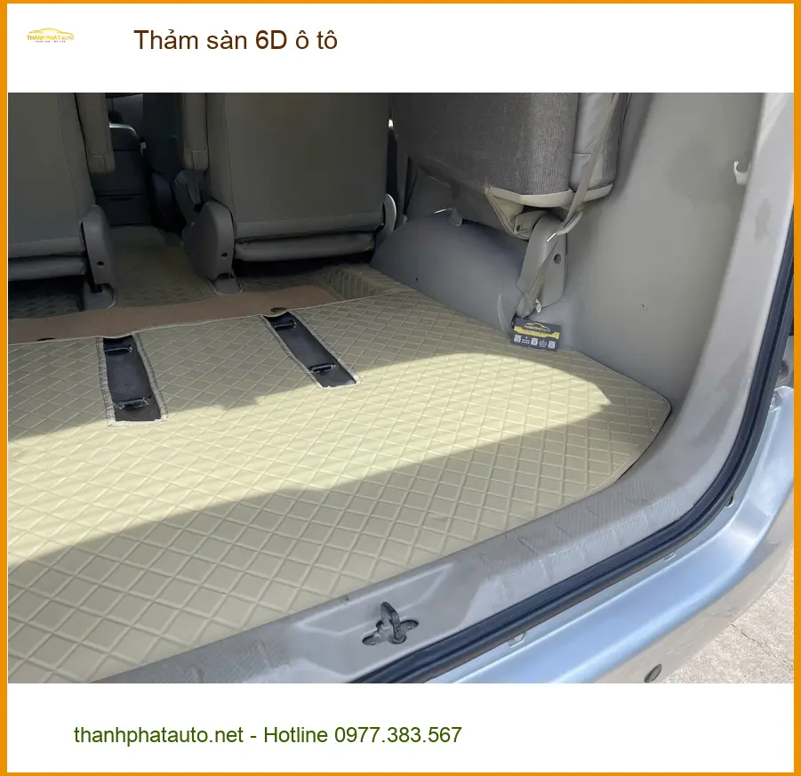 Chị Thảo lắp Thảm sàn 6D ô tô Hyundai Accent Gò Vấp giữ nội thất sạch