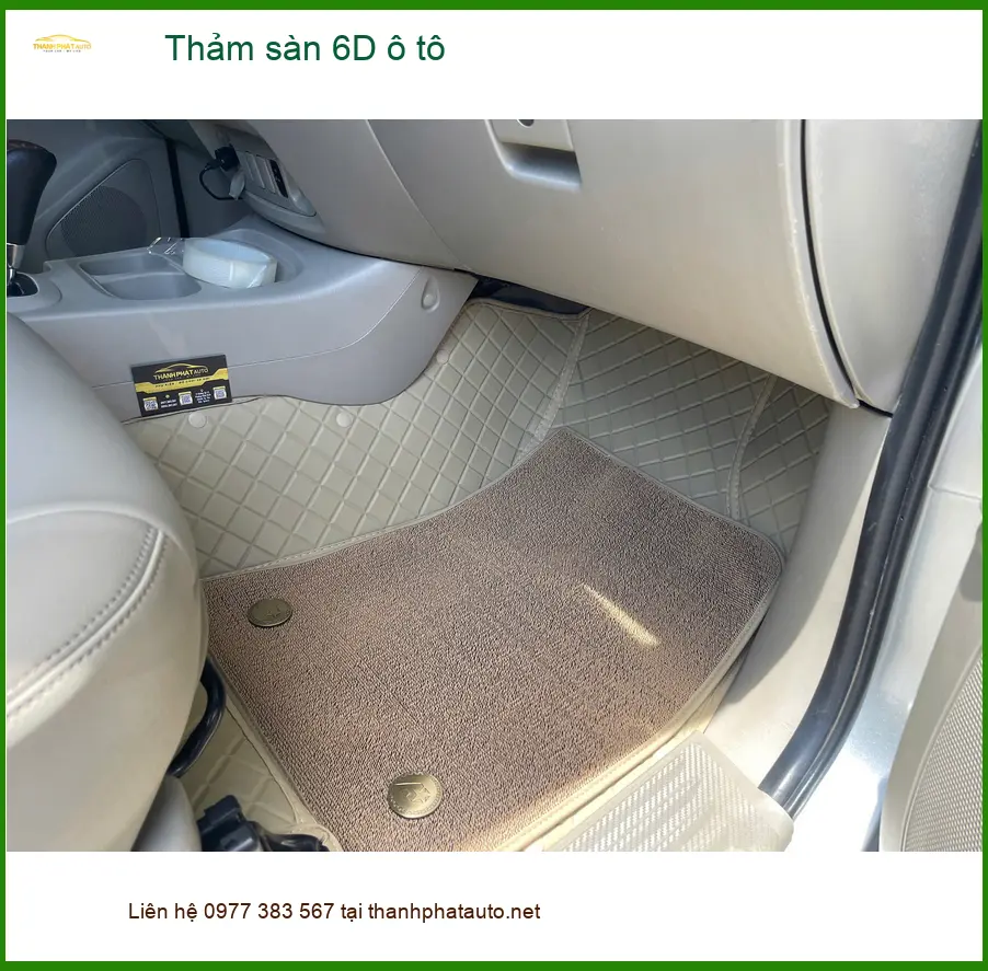 Chị Thảo lắp Thảm sàn 6D ô tô Hyundai Accent Gò Vấp giữ nội thất sạch ảnh thực tế 3