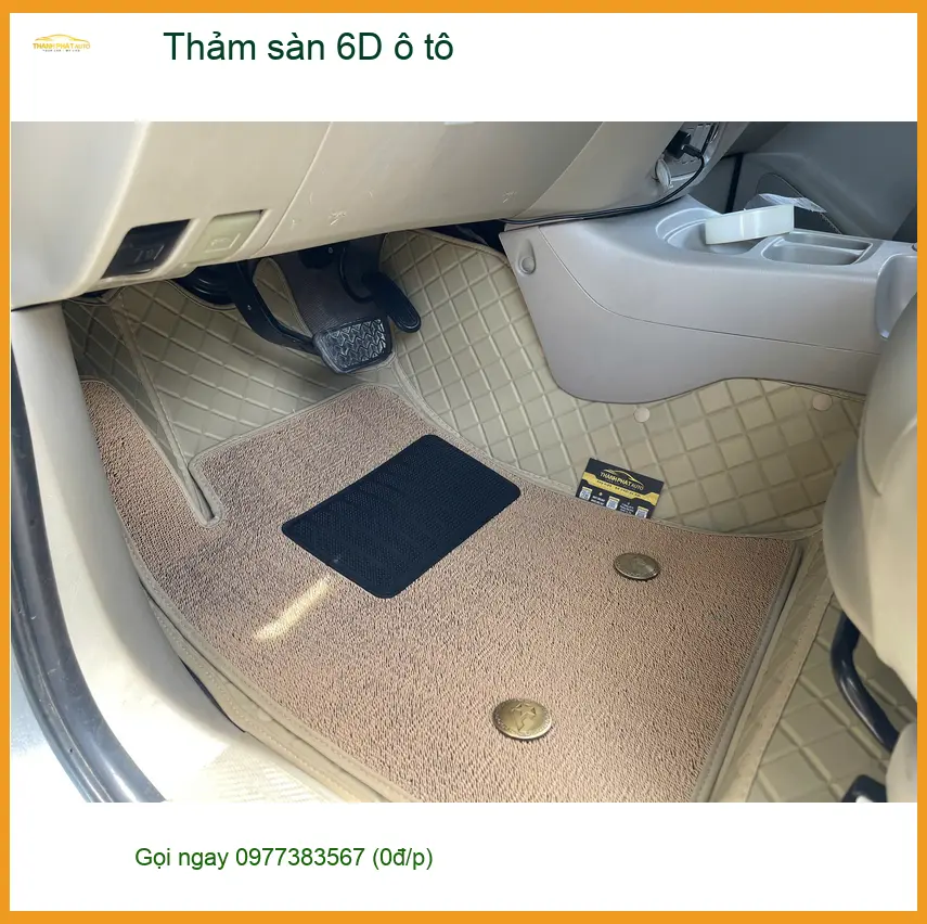 Chị Thảo lắp Thảm sàn 6D ô tô Hyundai Accent Gò Vấp giữ nội thất sạch ảnh thực tế 4