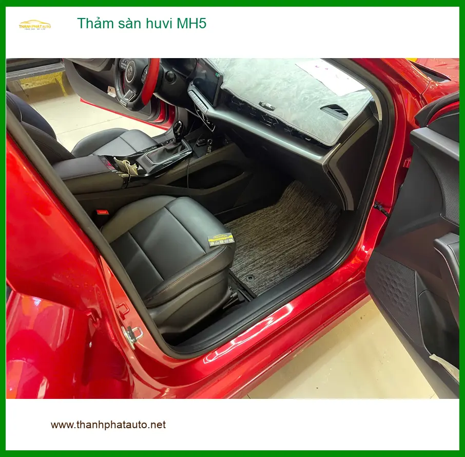 Anh Minh thay thảm sàn Huvi MH5 cho VinFast Lux SA tại Cần Giờ ảnh thực tế 3