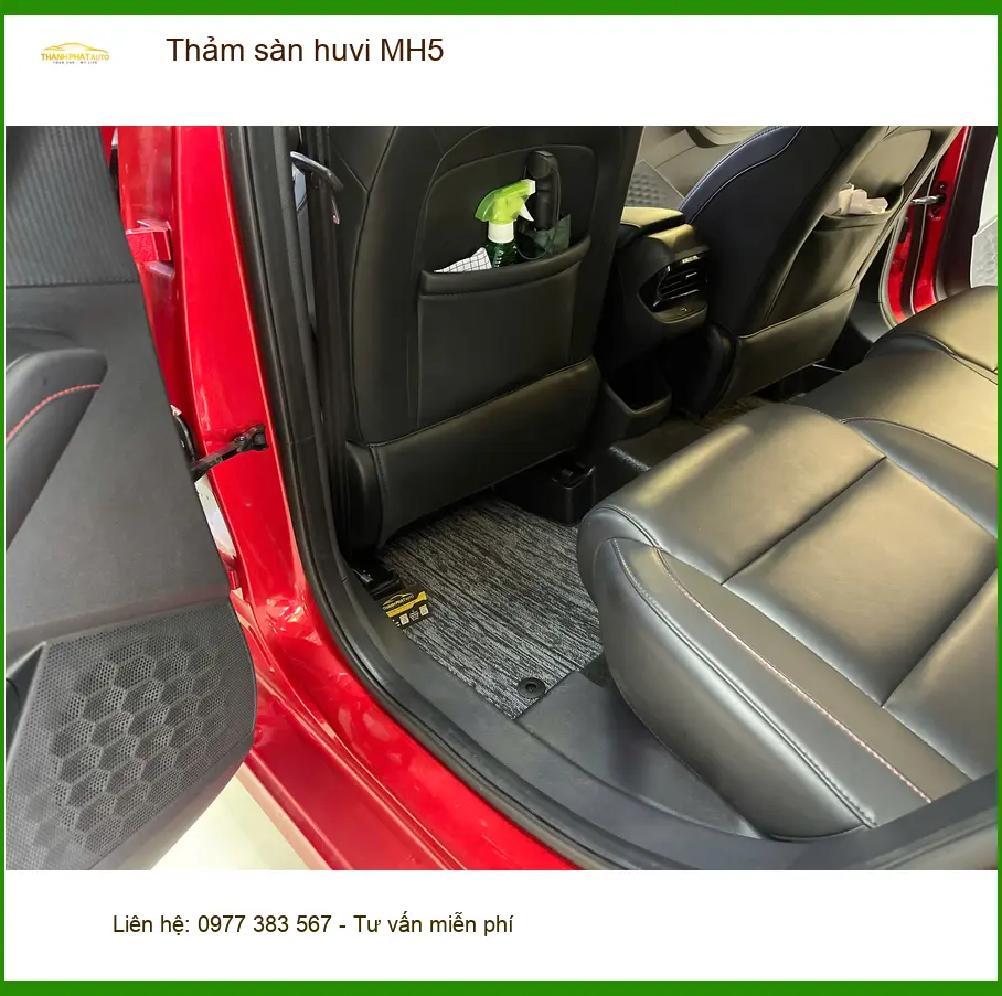 Anh Minh thay thảm sàn Huvi MH5 cho VinFast Lux SA tại Cần Giờ ảnh thực tế 4