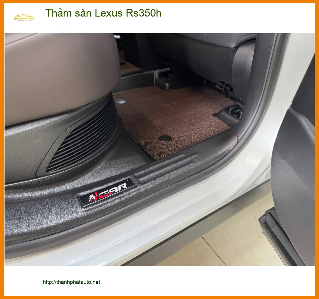 Chị Mai Anh lắp thảm sàn Lexus Rs350h ở Gò Vấp cho sạch và bền ảnh thực tế 2