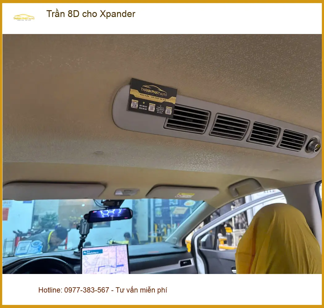 Anh Minh bọc Trần 8D cho Xpander Quận Gò Vấp để nội thất thêm phần đẳng cấp