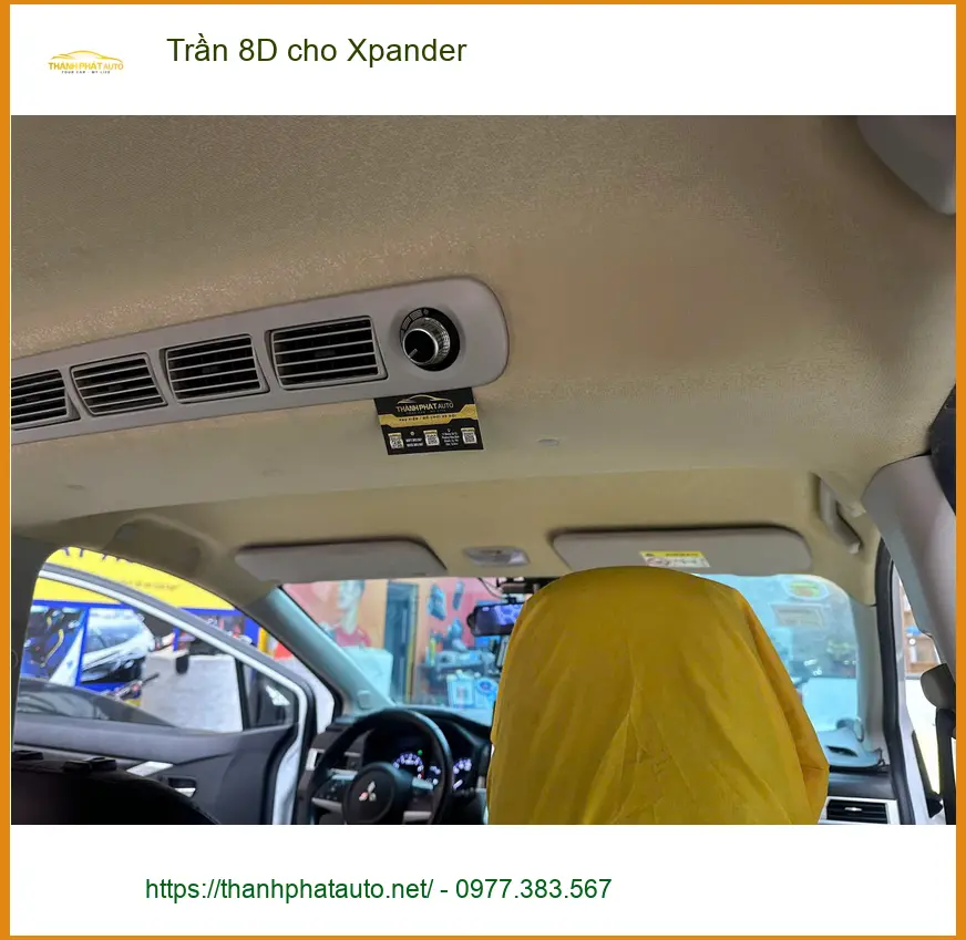 Anh Minh bọc Trần 8D cho Xpander Quận Gò Vấp để nội thất thêm phần đẳng cấp ảnh thực tế 3