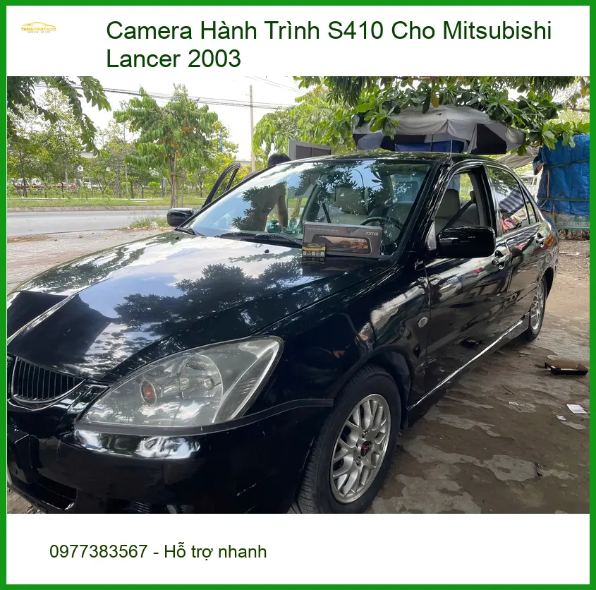Chú Nam lắp Camera Hành Trình S410 cho Mitsubishi Lancer 2003 tại Quận 9 ảnh thực tế 2