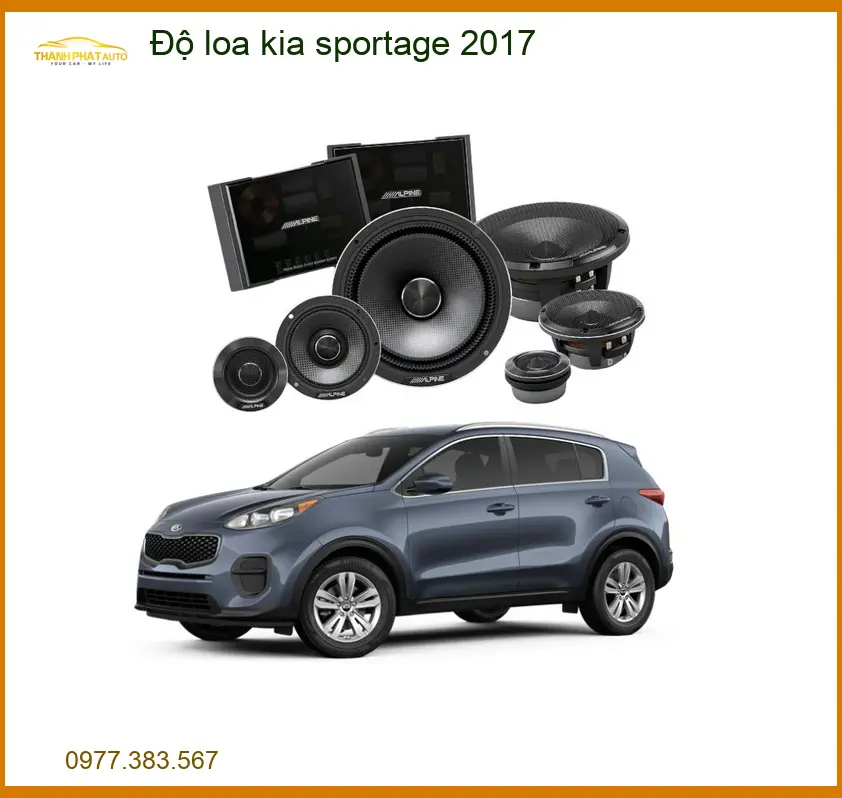 Độ Loa Kia Sportage 2017 - Trung Tâm Độ Uy Tín TPHCM