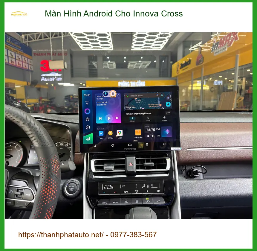 Anh Duy lắp Màn Hình Android cho Innova Cross tại Quận 9 để nâng cao tiện ích ảnh thực tế 3
